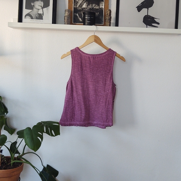 Express Embroidered Muscle Tee - Picture 2 of 7